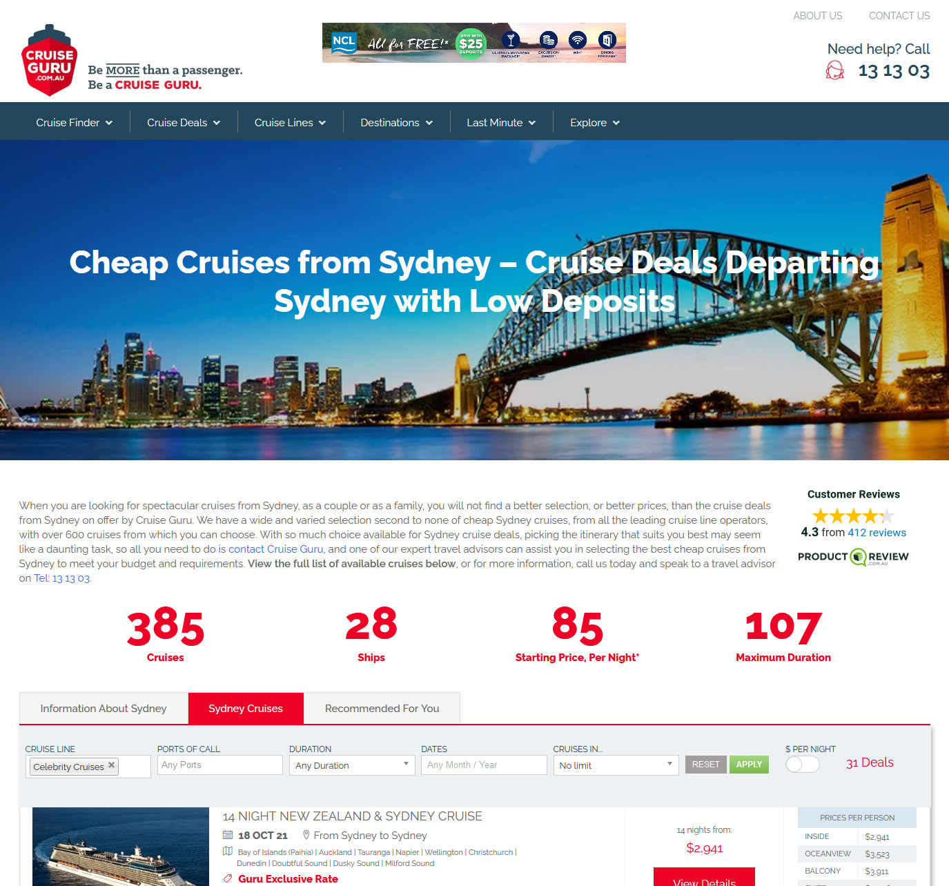 cruise guru from sydney