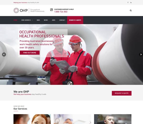 OHP WordPress Theme Customisation