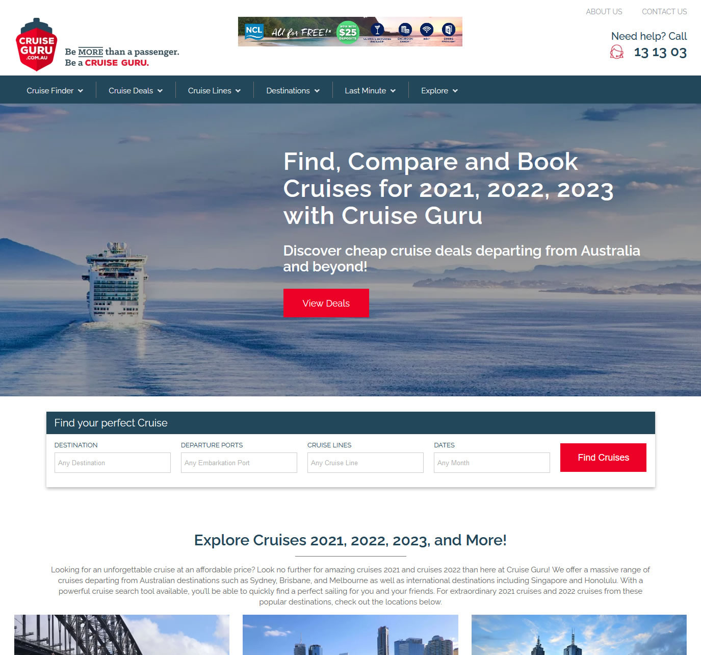 cruise guru customer service